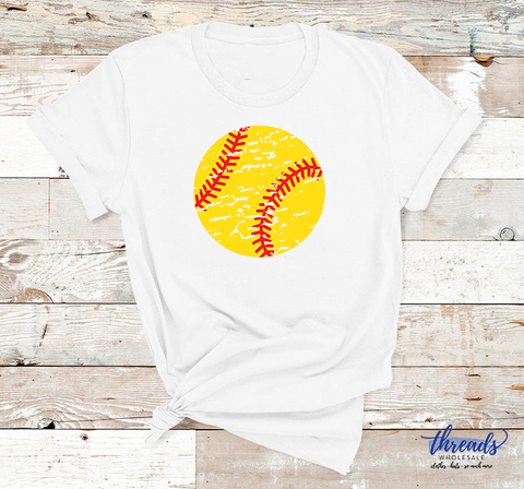 Softball (distressed)